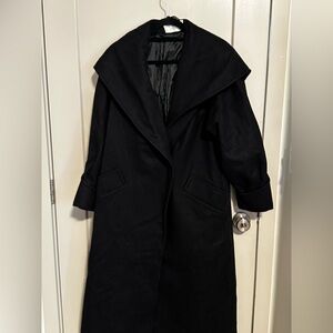 26 International Black Trench Coat
